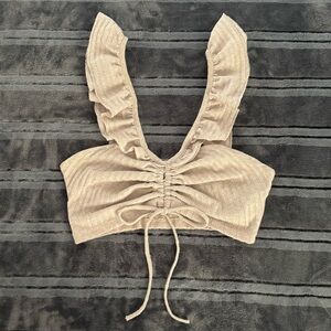 Zara Ruffle Crop Top